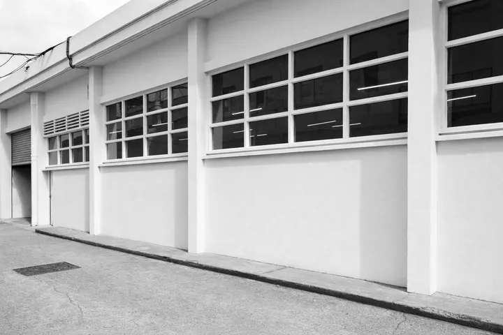 Zone de stockage logistique en Île-de-France